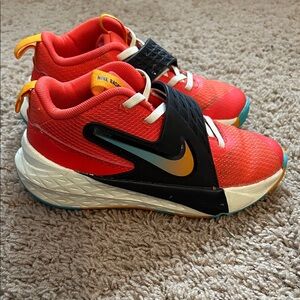 Nike Kids Red and Orange Sneakers